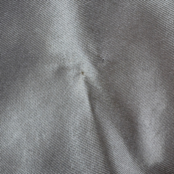 MaxMara Italy Champagne Gold Silk Blend V-Neck Sleeveless Gathered Dress Size 4 - Picture 8 of 12